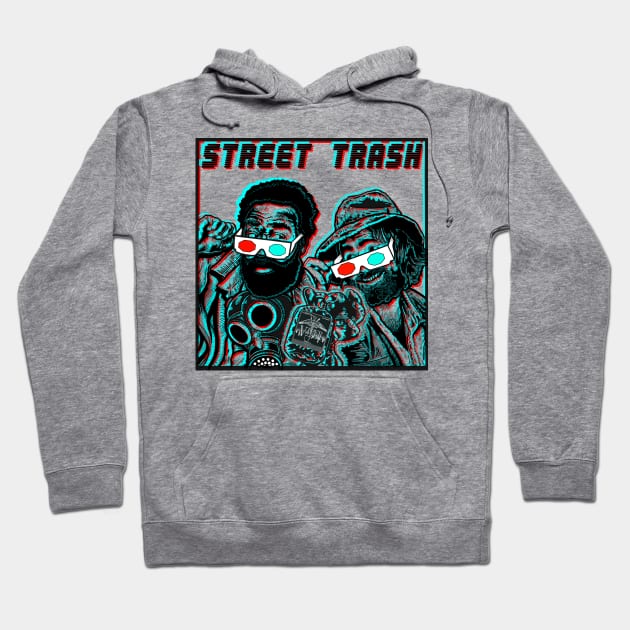 Street Trash 3D Hoodie by BludBros